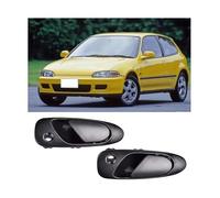 ODKISXS Outer Door Handle for Civic 1992-1997 72180SR3J02ZD 72140SR3J02ZD Door Handle Exterior Cover 2pc Car Outside Front Driver Passenger Side
