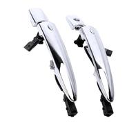 ODKISXS Outer Door Handle for Leaf Maxima Murano Sentra Cover Exterior Door Handle 2pcs Car Front Chrome Handles Silver ABS 826469N00A 806469N00A