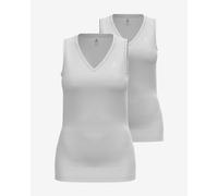 Odlo Active Everyday Eco V-Neck Sleeveless T-Shirt White Women (2 Units) - S