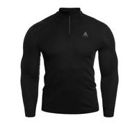Odlo Active Warm Base Layer Half-Zip Thermal Shirt - Black