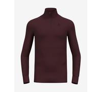 Odlo Active Warm ECO Half Zip Turtleneck Base Layer Top Long Sleeve Deep Brown - S
