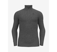 Odlo Active Warm ECO Half Zip Turtleneck Long Sleeve Base Layer Top Dark Grey - XL