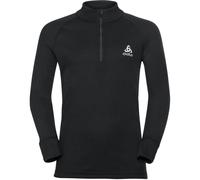 ODLO Active Warm Eco Kids Bl Top Turtle Neck L/s Half Zip - Children - Black - size 12 years- model 2025 12 years