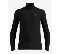 Odlo Active Warm Half Zip Long Sleeve Base Layer Top Pure Black - M