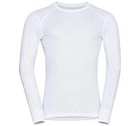 Odlo Active Warm Men's Thermal Base Layer Top, Crew Neck | Soft thermal base layer made from 100% recycled polyester; warm, odour-resistant and ideal for skiing and winter sports.