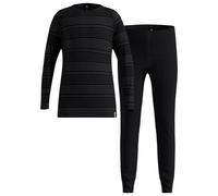 Odlo - Active Warm Set Kids Black Grey Melange - 140 - Technical underwear
