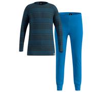 Odlo - Active Warm Set Kids Nebulas Blue Black - 128 - Technical underwear