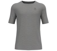 Odlo - Baselayer Top Crew Neck S/S Merino 200 - Merino base layer size XL, grey