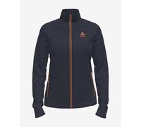 Odlo Berra Full Zip Fleece Dark Grey Orange Women - XL