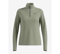 Odlo Besso Half Zip Long Sleeve Top Green Women - L