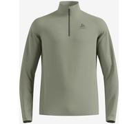Odlo Besso Half Zip Long Sleeve Top Grey - M
