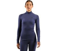 Odlo BL TOP turtle neck l/s ACTIVE WARM long sleeve thermal underwear size M Blue