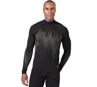 ODLO Bl Top Turtle Neck L/s Half Zip Kinship Pw 200 - Men - Grey - size S- model 2024 S