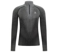 Odlo - BL Top Turtle Neck L/S HZ Perform Warm Blackcomb - Synthetic base layer size L, grey/black