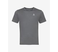 Odlo Cardada Short Sleeve T-Shirt Grey White Logo - XL