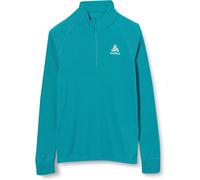 Odlo Children's ACTIVE WARM Baselayer Long-Sleeved Ski Undershirt, Blue, 128