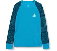 Odlo Children's ACTIVE WARM TREND Baselayer Long-Sleeved Shirt, Blue, 164