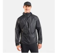 Odlo Dual Dry Jacket for Men - Waterproof, Black, Perfect for Running and Outdoor Activities