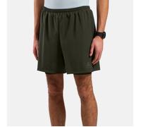 Odlo Essential 2in1 6 Inch Shorts L Green / Black Men