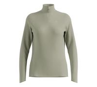 Odlo Essential Ceramiwarm 1/2 Zip Running Shirt Women-Olive, Size XS