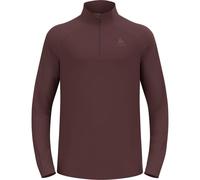 Odlo Essential Ceramiwarm Half Zip Fleece Brown XL Men