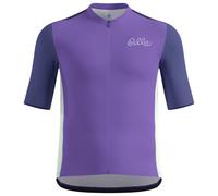 Odlo - Essential Heritage Print T-Shirt S/S FZ - Cycling jersey size XL, purple