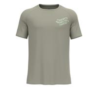 Odlo Essential Print Running Shirt Men - Khaki, Size XL