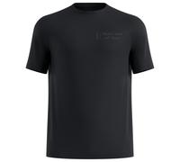 Odlo - Essential Print T-Shirt Crew Neck S/S - Running shirt size XL, black