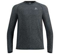 Odlo - Essential Seamless T-Shirt Crew Neck L/S - Running shirt size L, grey/black