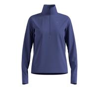 Odlo Essential Thermal Midlayer 1/2 Zip Running Shirt Women - Blue, Size L
