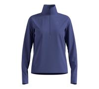 Odlo Essential Thermal Midlayer 1/2 Zip Running Shirt Women - Blue, Size M