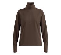 Odlo Essential Thermal Midlayer 1/2 Zip Running shirt Women - brown, Size XS