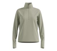 Odlo Essential Thermal Midlayer 1/2 Zip Running shirt Women - olive, Size L