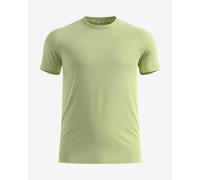 Odlo Essentials Ceramiwarm Half Zip Long Sleeve Top Green - M