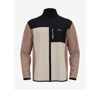 Odlo Essentials Full Zip Fleece Dark Brown Beige Black - S