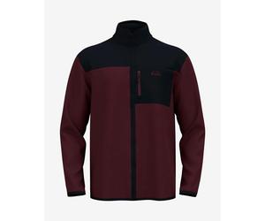 Odlo Essentials Full Zip Fleece Deep Red Black - L