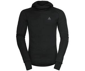 Odlo Herren Active Warm Eco_159142 Funktionsunterwäsche Langarm Shirt mit Facemask (1er Pack)