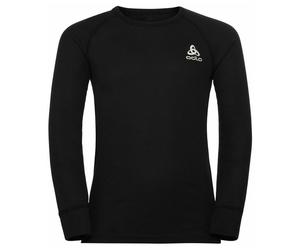 Odlo - Kid's Base Layer Top Crew Neck L/S Active Warm Eco - Synthetic base layer size 80, black