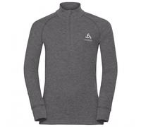 Odlo - Kid's BL Top Turtle Neck L/S Half Zip Active - Synthetic base layer size 140, grey