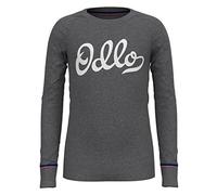 Odlo Kids Functional long-sleeve shirt with big logo ACTIVE WARM ECO, odlo steel grey melange, 116
