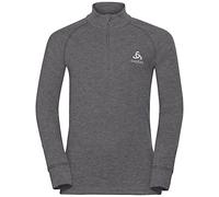 Odlo Kids Functional long-sleeve shirt with zipper ACTIVE WARM ECO, odlo steel grey melange, 140