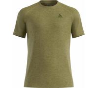 Odlo - Lightweight Merino wool T-shirt - X-Alp Pw 115 Tee M Guacamole Melange for Men in Wool - Size L - Khaki Khaki L