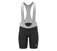Odlo Men Cycling shorts with suspenders ESSENTIALS ECO, white - black, L