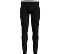 Odlo Men Functional Underwear Long Pants 100 Percent MERINO 200 GRAMM, black, XL