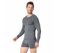 Odlo Men Functional Underwear Long Sleeve Shirt PERFORMANCE LIGHT, grey melange, L