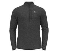 Odlo Men Long-sleeved shirt with half zipper TENCIA, dark grey melange, 3XL