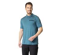 Odlo Men Polo shirt ESSENTIALS PERFORMANCE WOOL 130 GRAMM, saxony blue melange, XXL