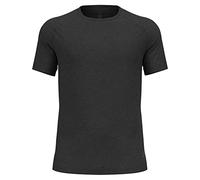 Odlo Men Short Sleeve Running Shirt ESSENTIAL 365, black melange, 3XL