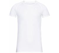 ODLO Men's Active F-Dry Light ECO Base Layer T-Shirt, White, XXL