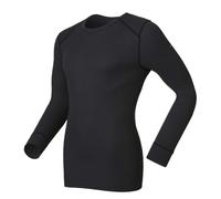 ODLO Men's Active Warm Eco Long Sleeve Crew Neck Base Layer {O-159102} - Black - XX-Large